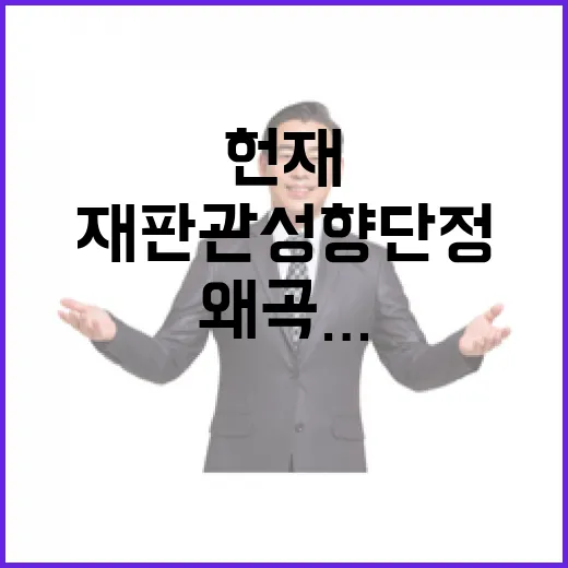 헌재 탄핵심판 왜곡…