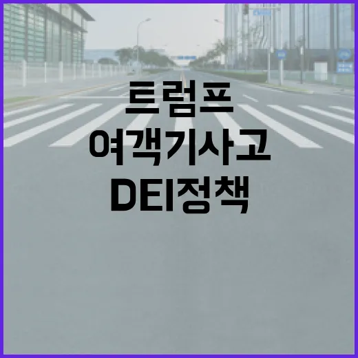 트럼프 여객기 사고 원인 바이든 ‘DEI정책’!