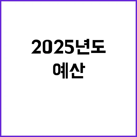 국방예산 2025년도 규모 결정 아직 안 됨!