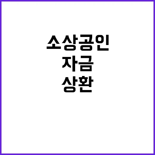 소상공인 자금 5년…