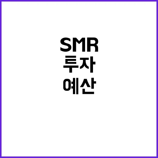 예산 증가 SMR …