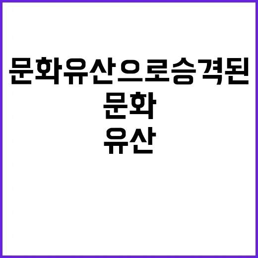 독립운동 전단지 문화유산으로 승격된 이유는?