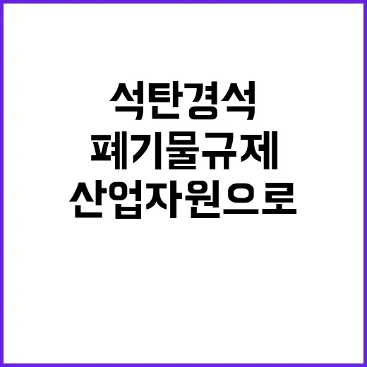 석탄 경석 산업자원…