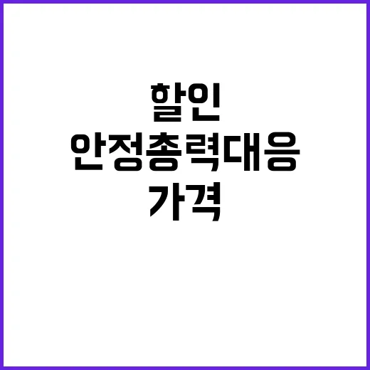 배추값 최대 40% 할인 가격 안정 총력 대응!