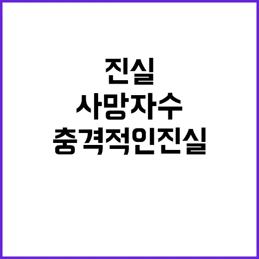 “사망자 수 복지부…