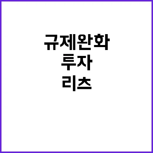 리츠 투자 규제 완…