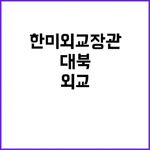 대북 군사적 지원 …