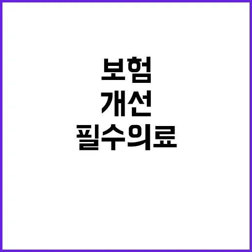 건강보험 필수의료 …