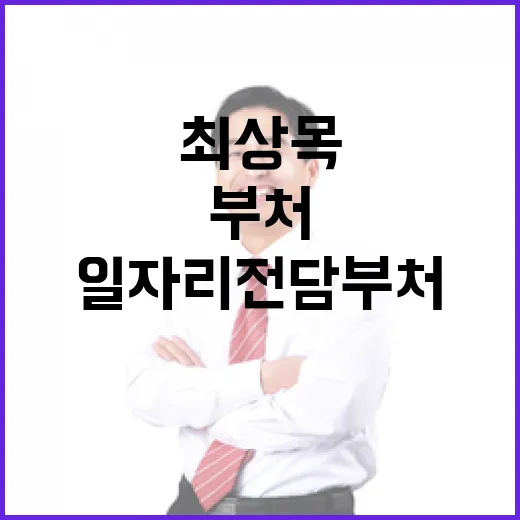 일자리 전담부처 고용 개선 약속한 최상목!