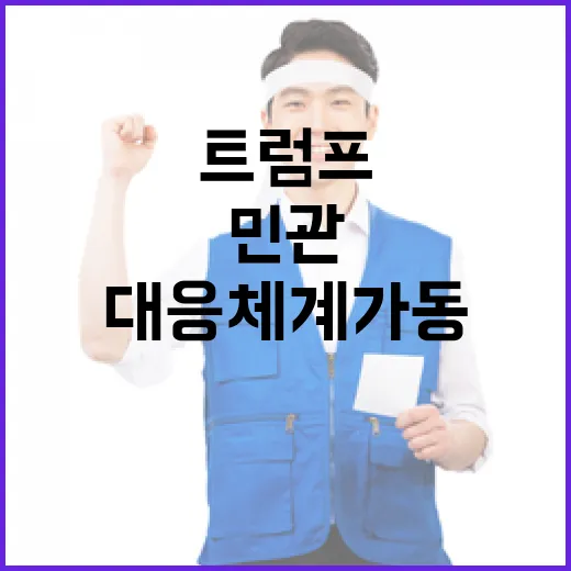 산업부 트럼프 대응체계 가동으로 민관 협력 시작!