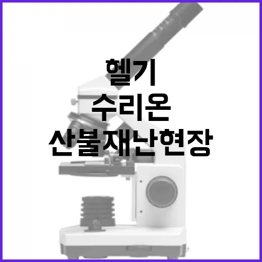 수리온 헬기 산불재…