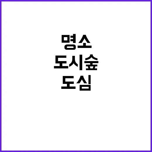 도시숲, 숨겨진 오…