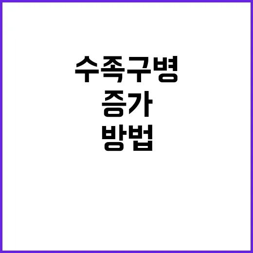 수족구병, 증가 이…