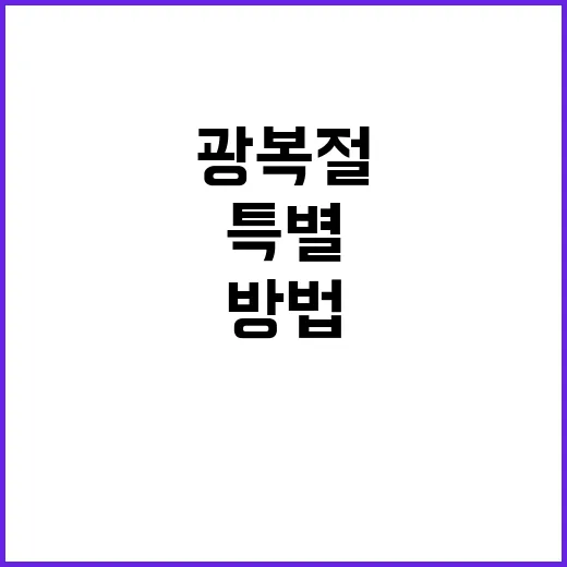 ‘광복절’ 기념하는…