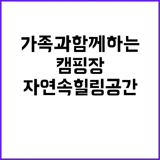 동강 산수 캠핑장 …