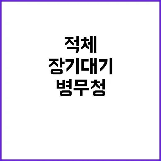 병무청 “장기대기 …