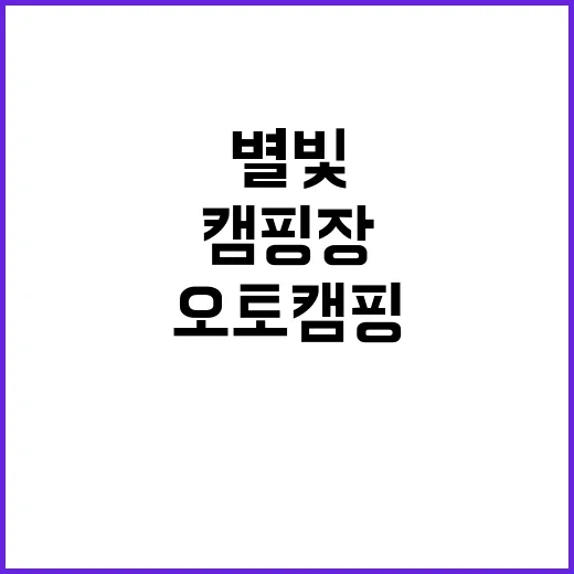 별빛 오토캠핑장