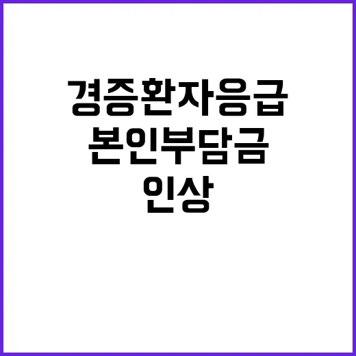 경증환자 응급의료센…