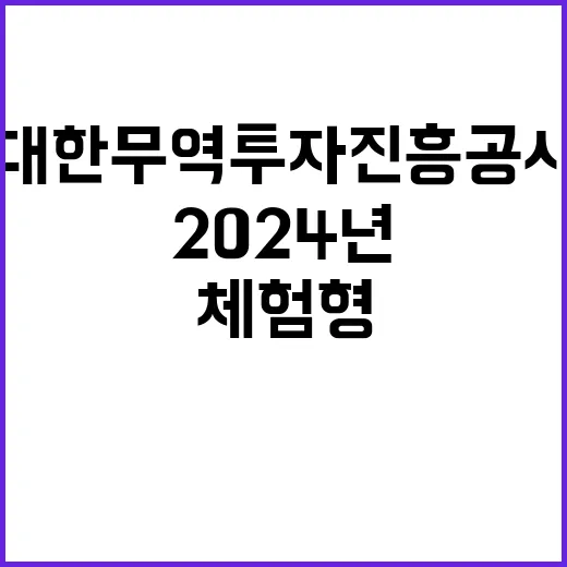 2024년 하반기 체험형 청년인턴(장애인 전형) 모집