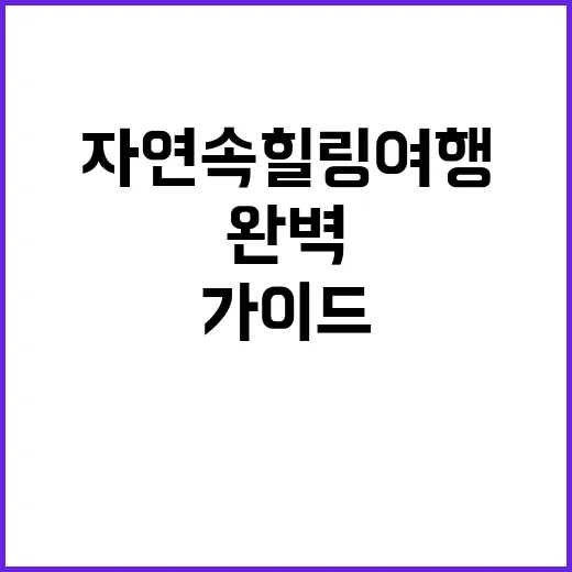 월천 마을관리 휴양…