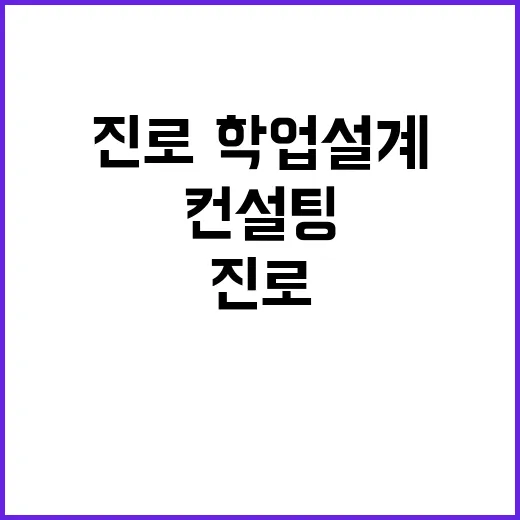 진로·학업 설계 중…