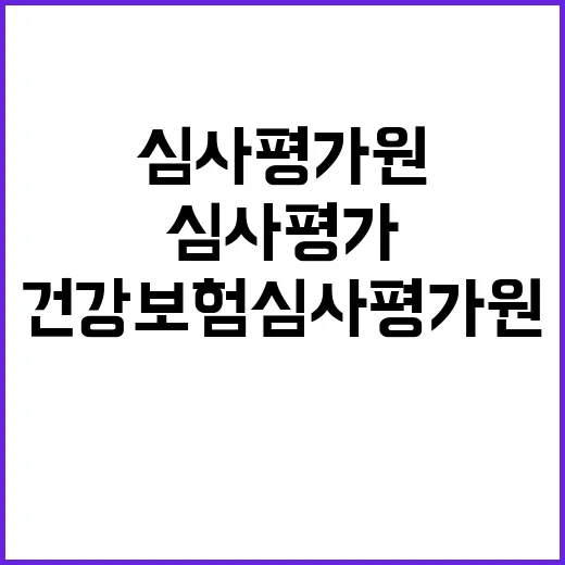 건강보험심사평가원 …