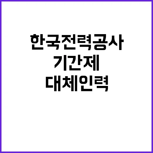 한국전력공사 비정규…