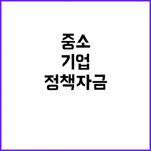 “중소기업 지원 정…