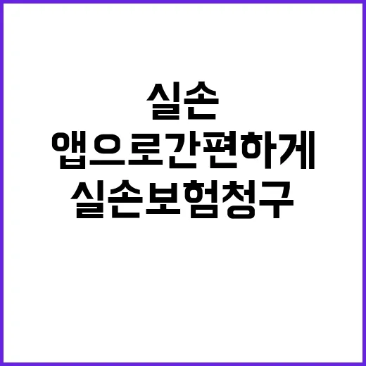 실손보험 청구 앱으…