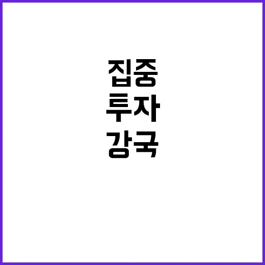 ‘산업기술 강국’ 목표 집중 투자로 초격차 실현!