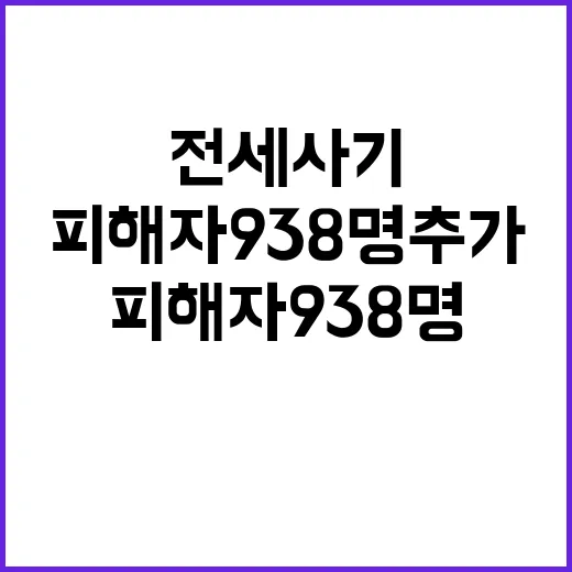 전세사기 누적 2만 4668건 피해자 938명 추가！