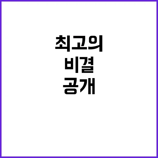 안전한 전셋집 최고의 비결 공개!