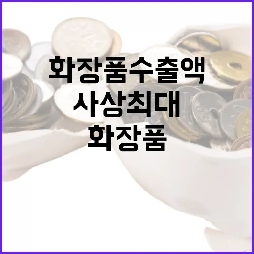 화장품 수출액 ‘사…