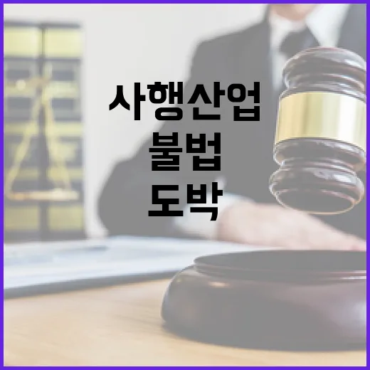 불법 사행산업 청소년 도박 문제 해결 원년!