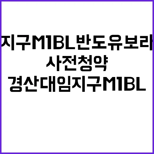 경산대임지구 M1B…