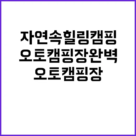 골드문 오토캠핑장 …