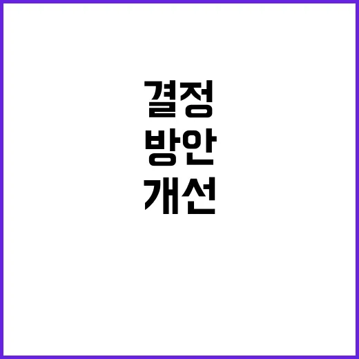 ‘서비스 개선방안’…