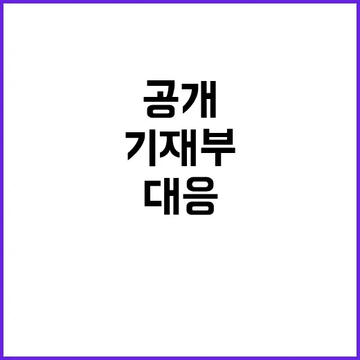 부채 관리 기재부의…