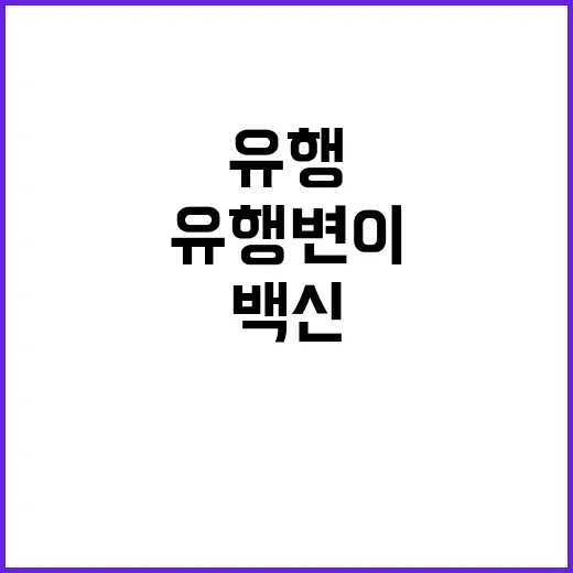 “백신 유행변이 효…