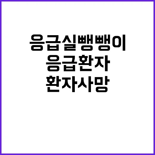 응급환자 사망 복지…