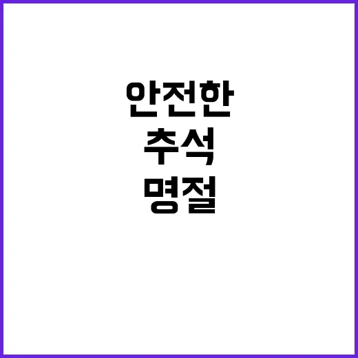 추석특별치안활동 안…