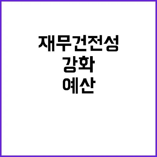 ICT예산 재무 건…