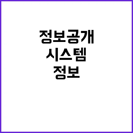 정보공개 청구 빠르고 간편해지는 새 시스템!