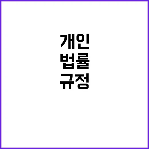 개인정보 이용 가능…