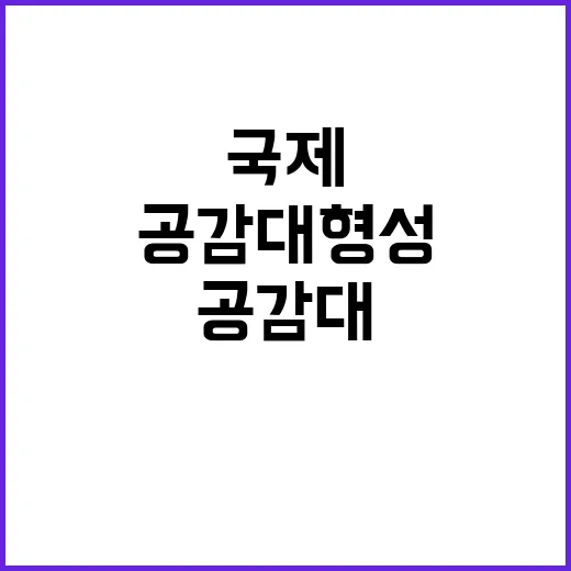 동해 표기 국제사회 공감대 형성에 대한 진실!