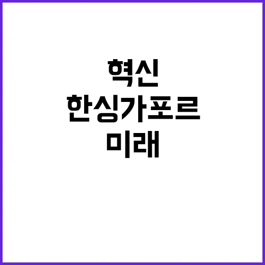 한싱가포르 미래 혁…