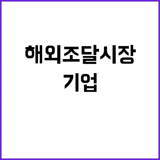 해외조달시장 GPA…