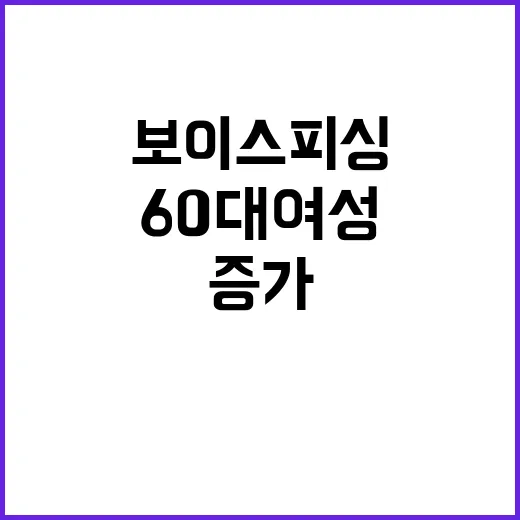 보이스피싱 60대 …