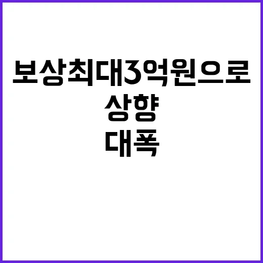 불가항력 보상 최대…