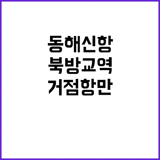 동해신항 북방교역의…